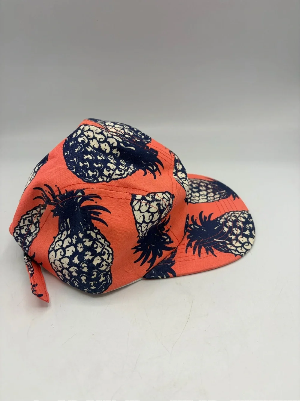 Roxy Coral and Navy Tropical Patch Cap